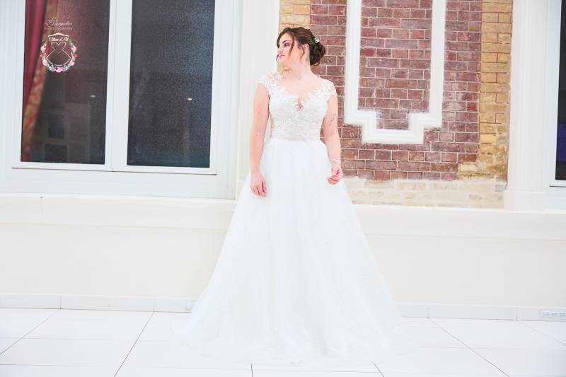 Robe de Mariée Cindy - Céline d'Al à Bolbec