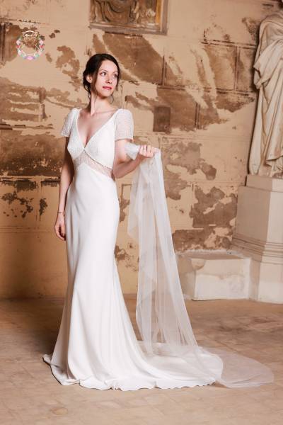 Robe de Mariée Olga - Boutique Céline d'Al à Bolbec 76210