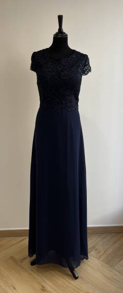 Robe longue marine - Boutique Céline d'Al à Bolbec 76210