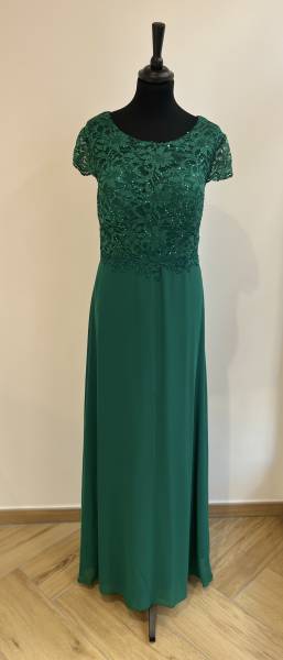 Robe longue verte - Boutique Céline d'Al à Bolbec 76210