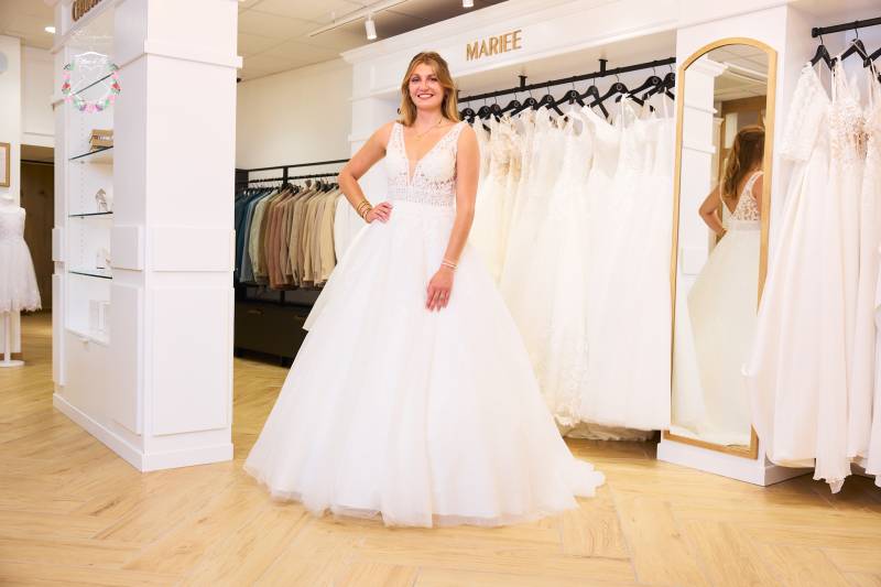 Robe de Mariée Saphir - Boutique Céline d'Al à Bolbec 76210